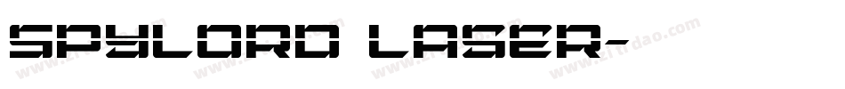 Spylord Laser字体转换